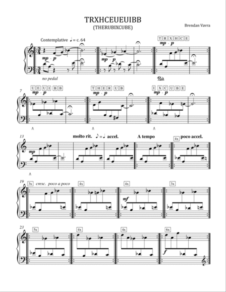 THERUBIXCUBE THERUBIXCUBE Piano Solo scores gallery preview page 3