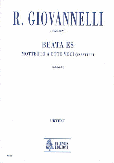 Beata es. Motet for 8 Voices (SATB-SATB)