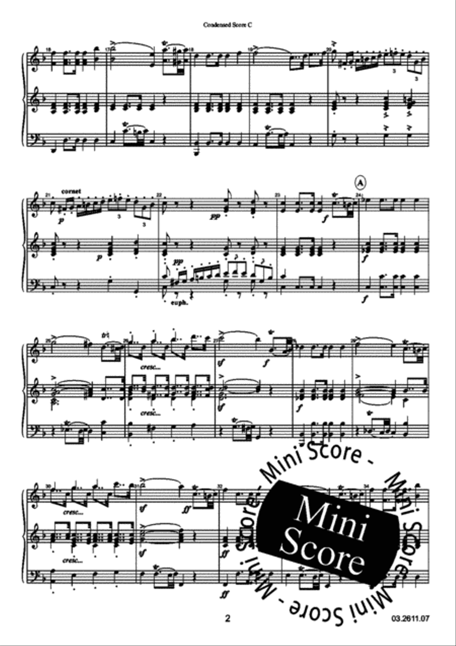 La Gazza Ladra La Gazza Ladra Concert Band scores gallery preview page 52
