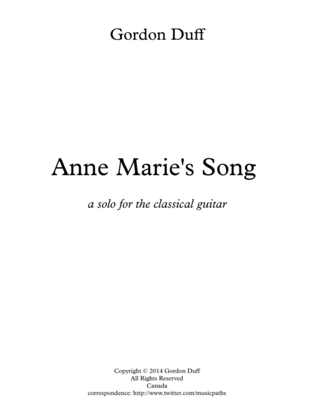 Anne Marie's Song image number null