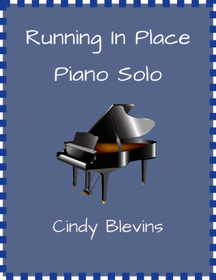 Book cover for Running In Place, original piano solo