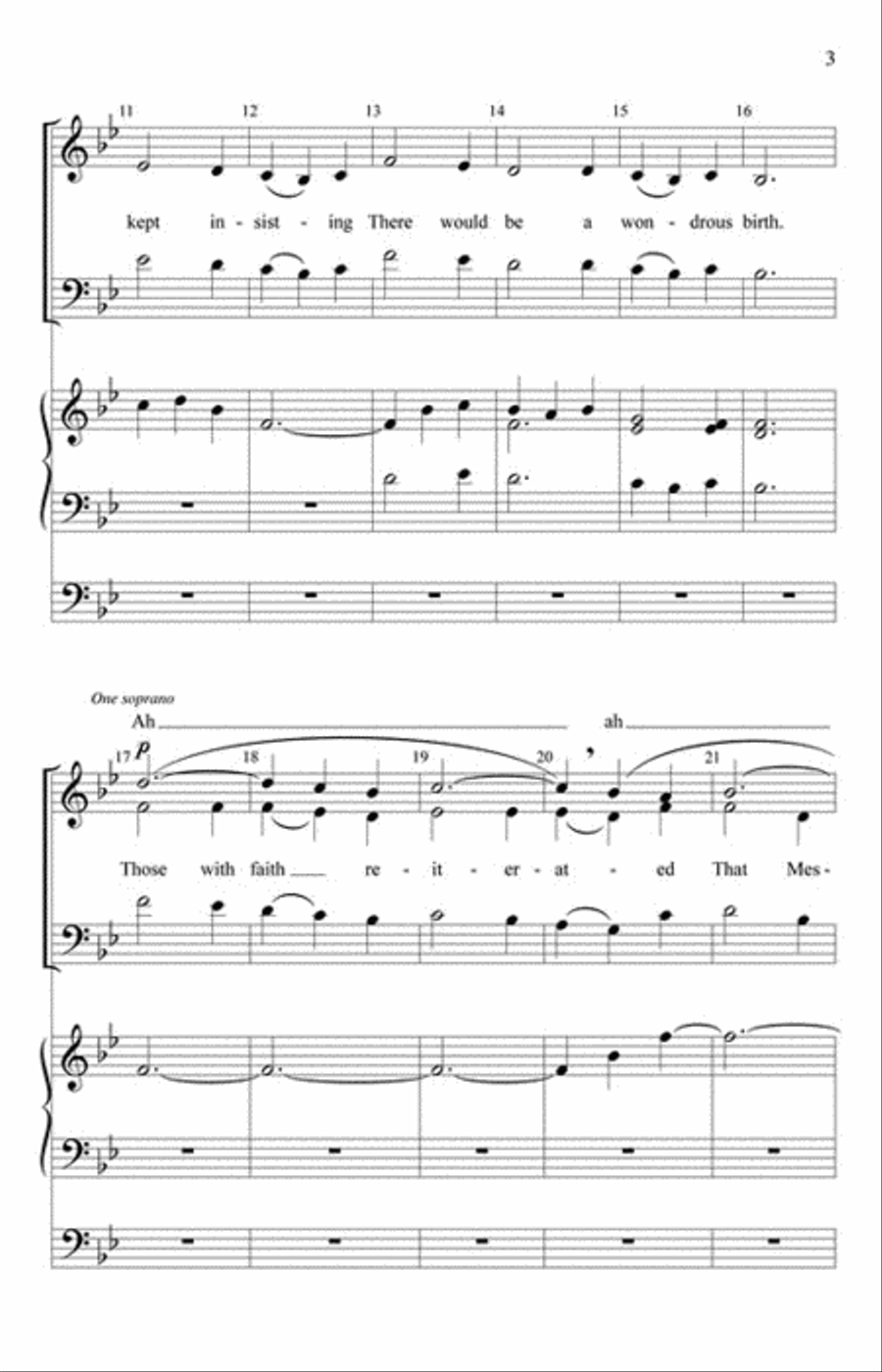 On This Christmas Morn On This Christmas Morn Choir scores gallery preview page 3