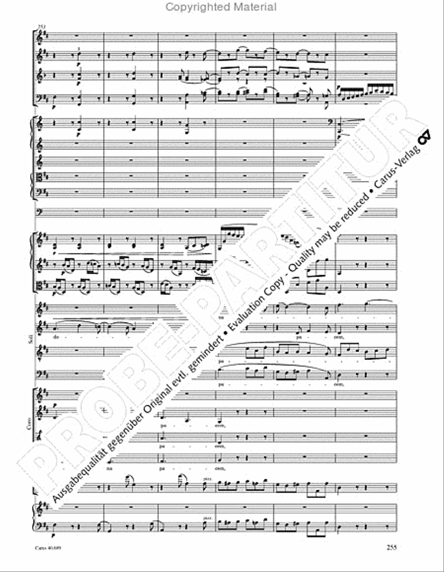 Missa solemnis Missa solemnis 4-Part scores gallery preview page 271
