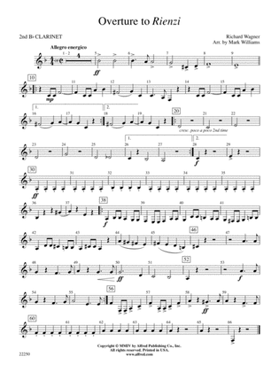 Overture to Rienzi: 2nd B-flat Clarinet
