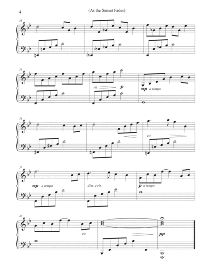 Sunsets Piano Book Piano Solo scores gallery preview page 4
