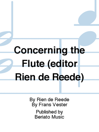 Concerning the Flute (editor Rien de Reede)