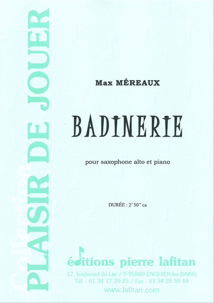 Badinerie Badinerie Alto Saxophone scores gallery preview page 1