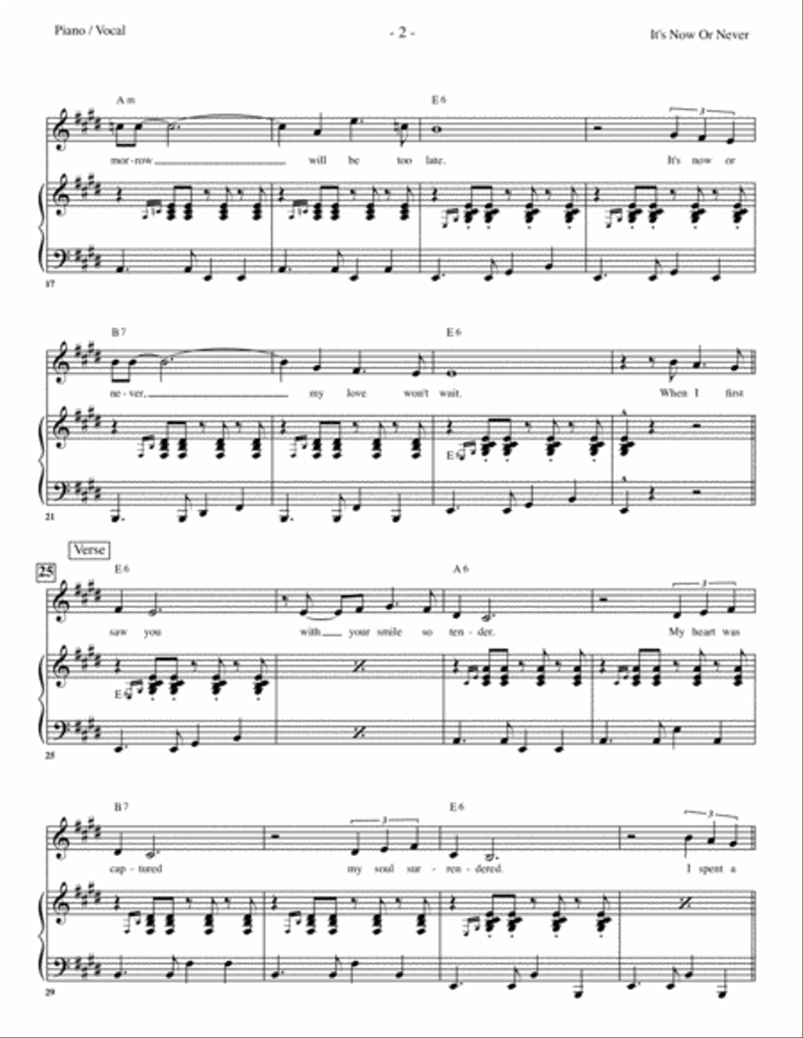 It's Now Or Never Large Ensemble scores gallery preview page 2