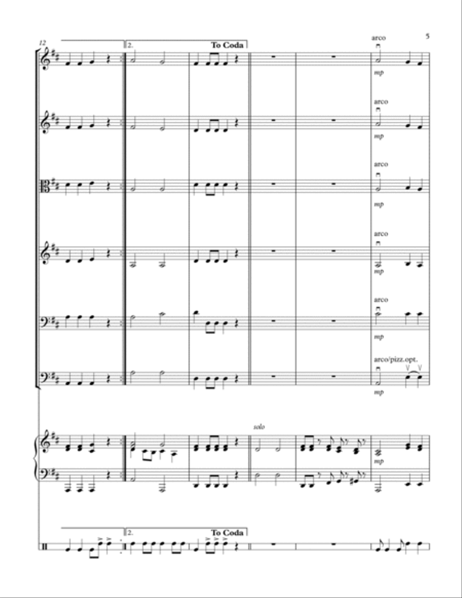 Senorita Fajita Senorita Fajita String Orchestra scores gallery preview page 5