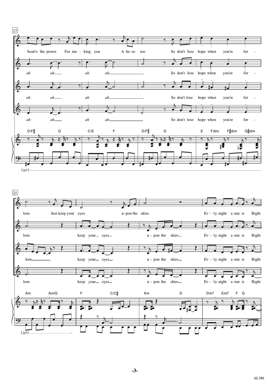 A Star Is Born SSAA scores gallery preview page 3
