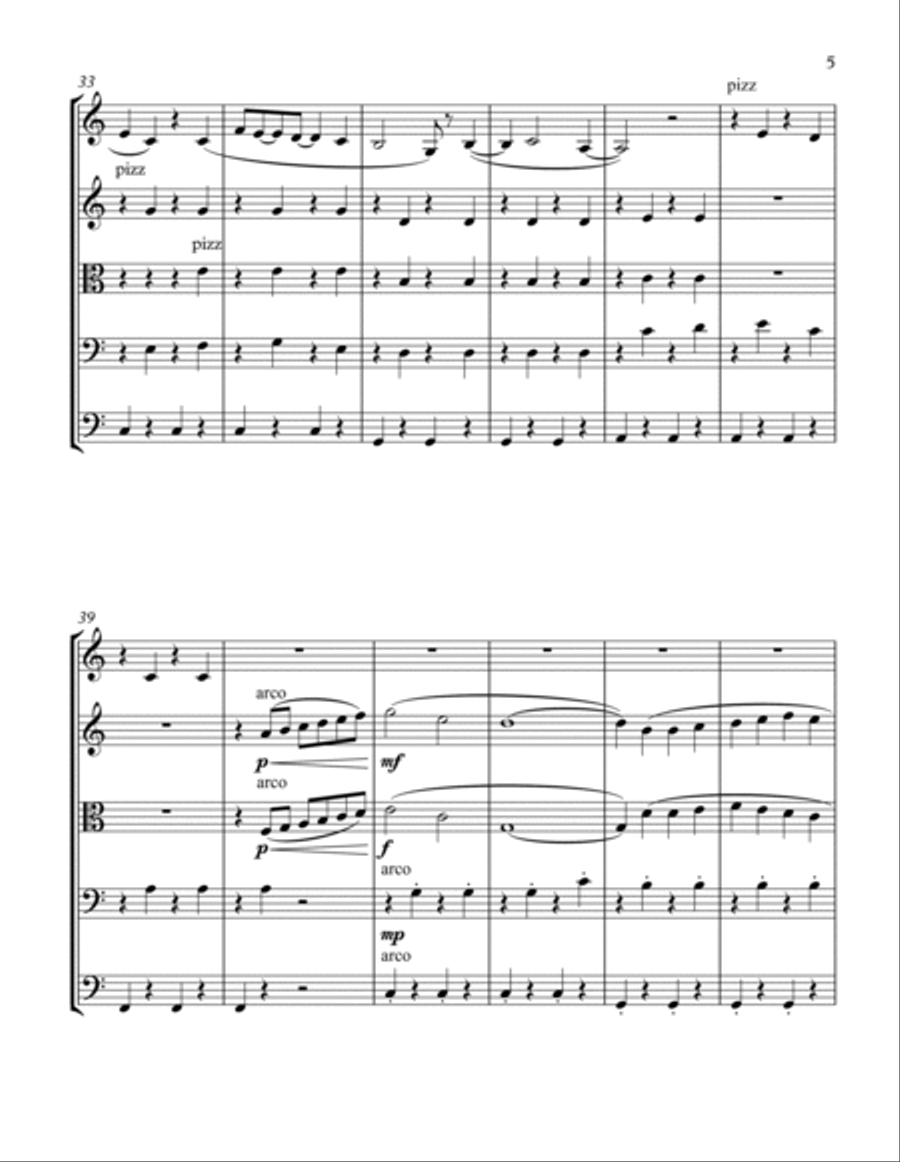 Hey, Soul Sister String Orchestra scores gallery preview page 5