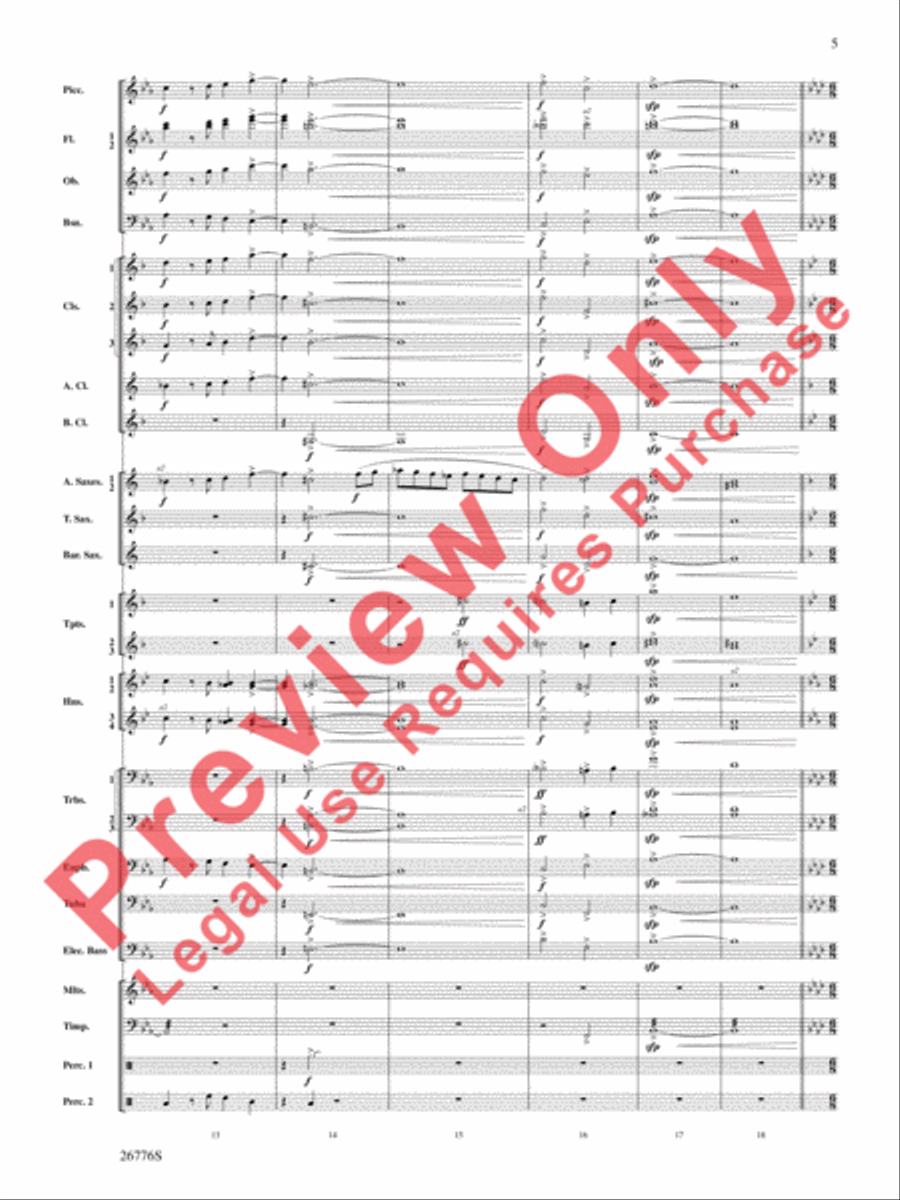 The Music of Disneyland Concert Band scores gallery preview page 6