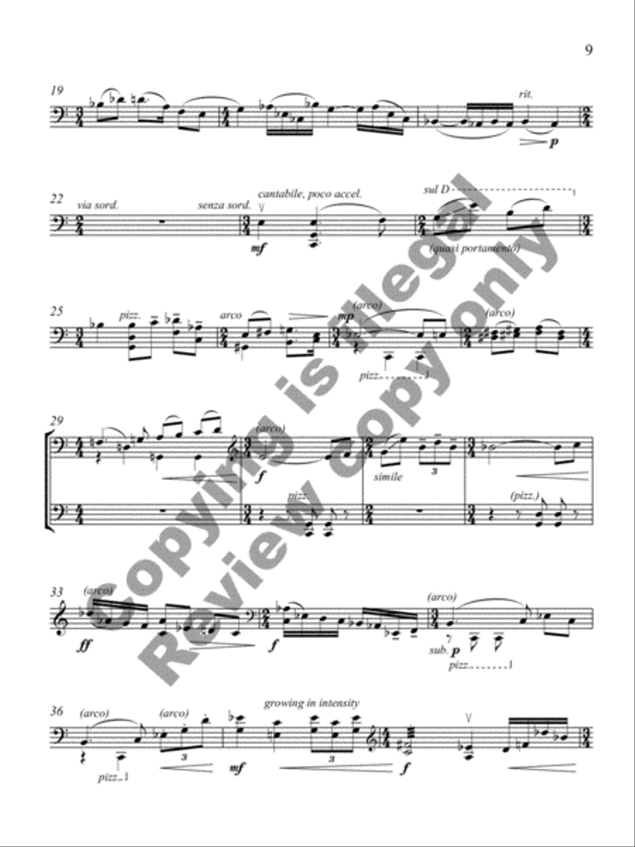 Four Impressions Four Impressions Cello Solo scores gallery preview page 16