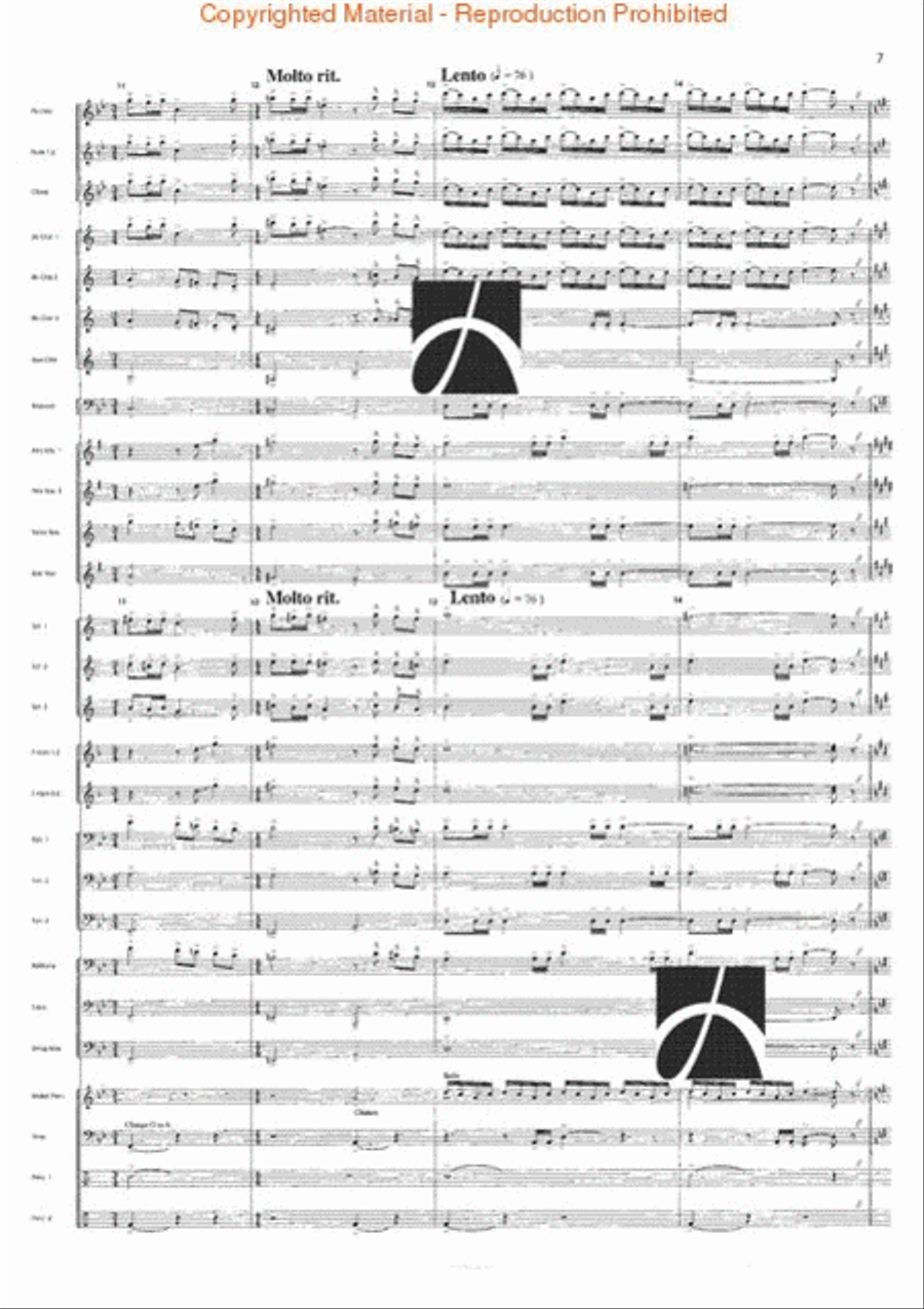Westminster Carol Concert Band scores gallery preview page 4