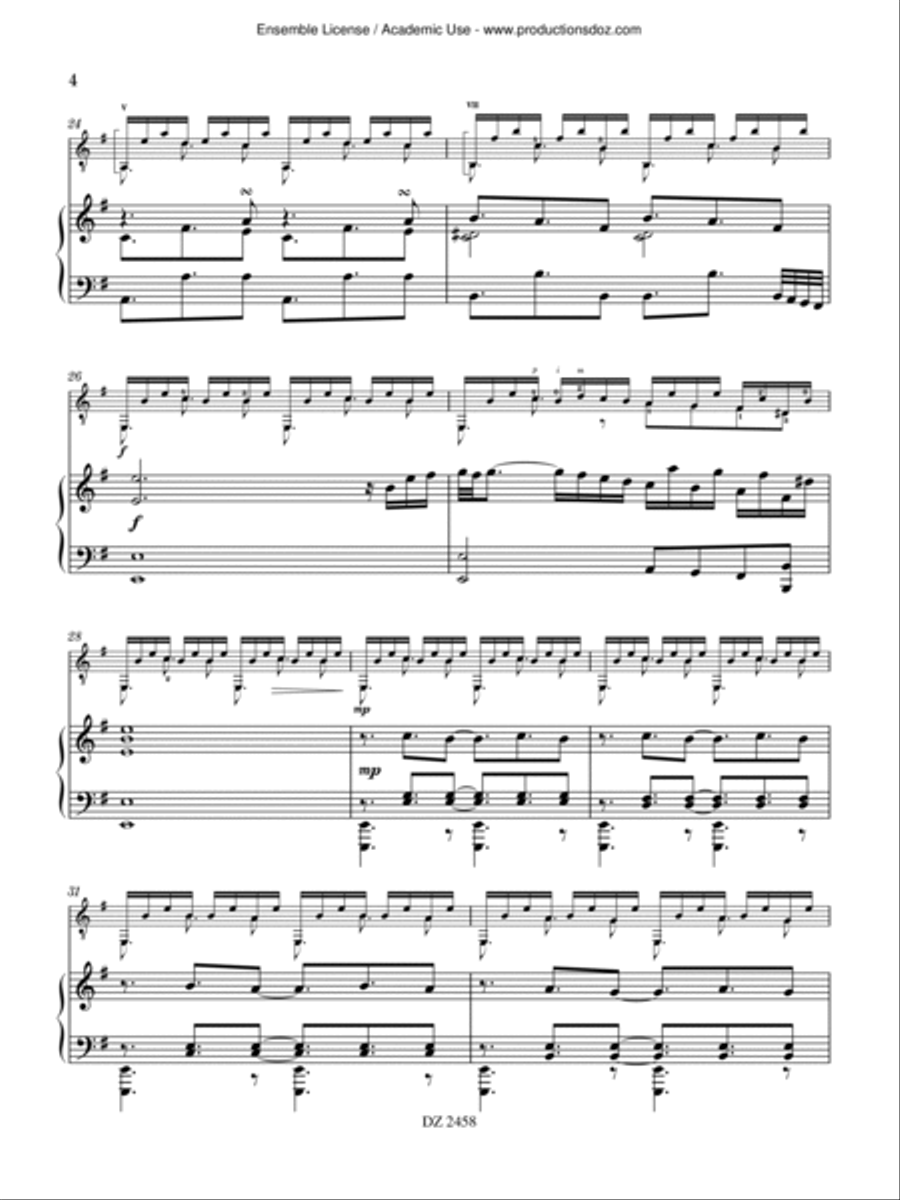 Preludio Antojadizo Classical Guitar scores gallery preview page 4