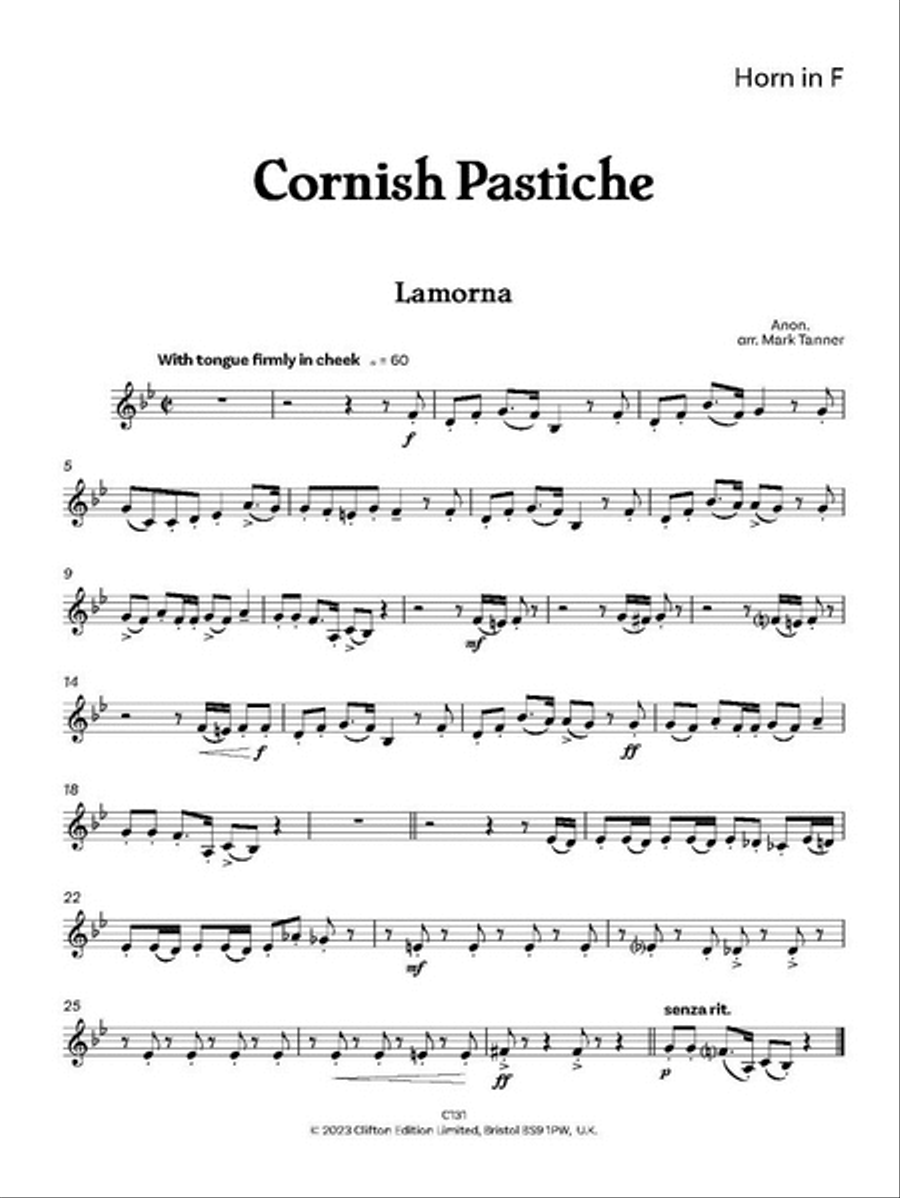 Cornish Pastiche Piano Accompaniment scores gallery preview page 2