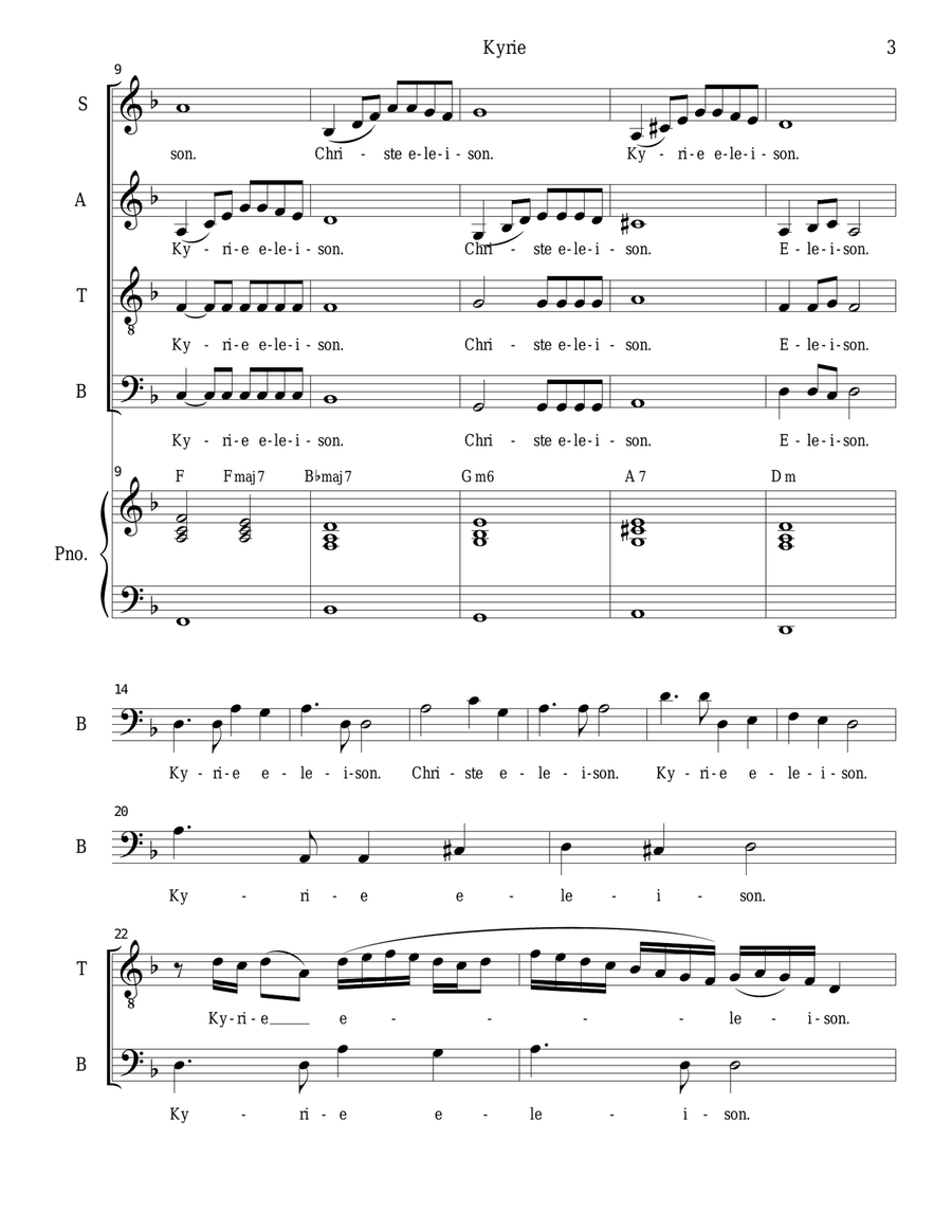 Kyrie (from 