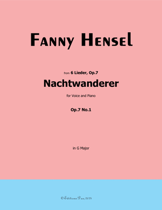 Nachtwanderer, by Fanny Hensel, in G Major