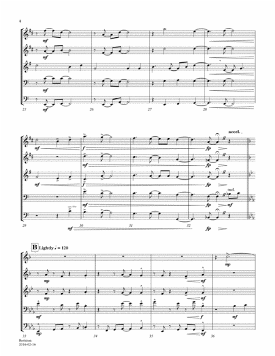 How Firm a Foundation Brass Ensemble scores gallery preview page 4