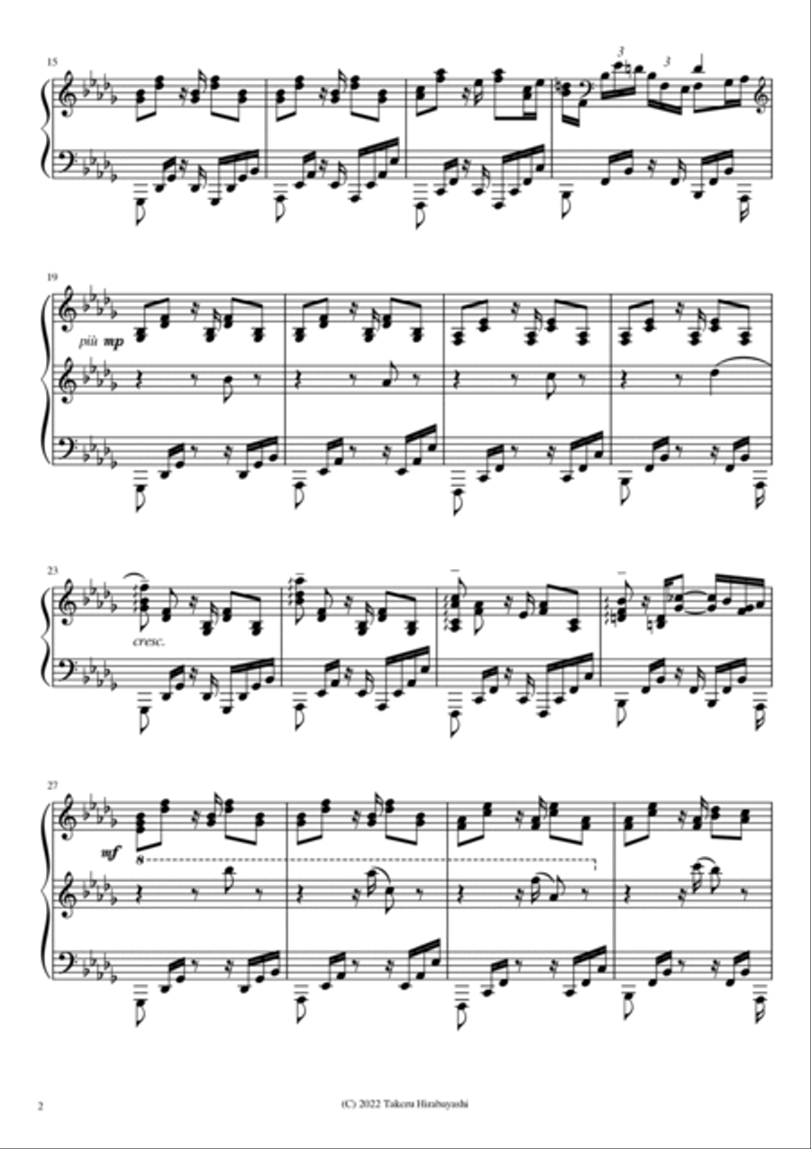 Take The Rapid Train Take The Rapid Train Piano Solo scores gallery preview page 2