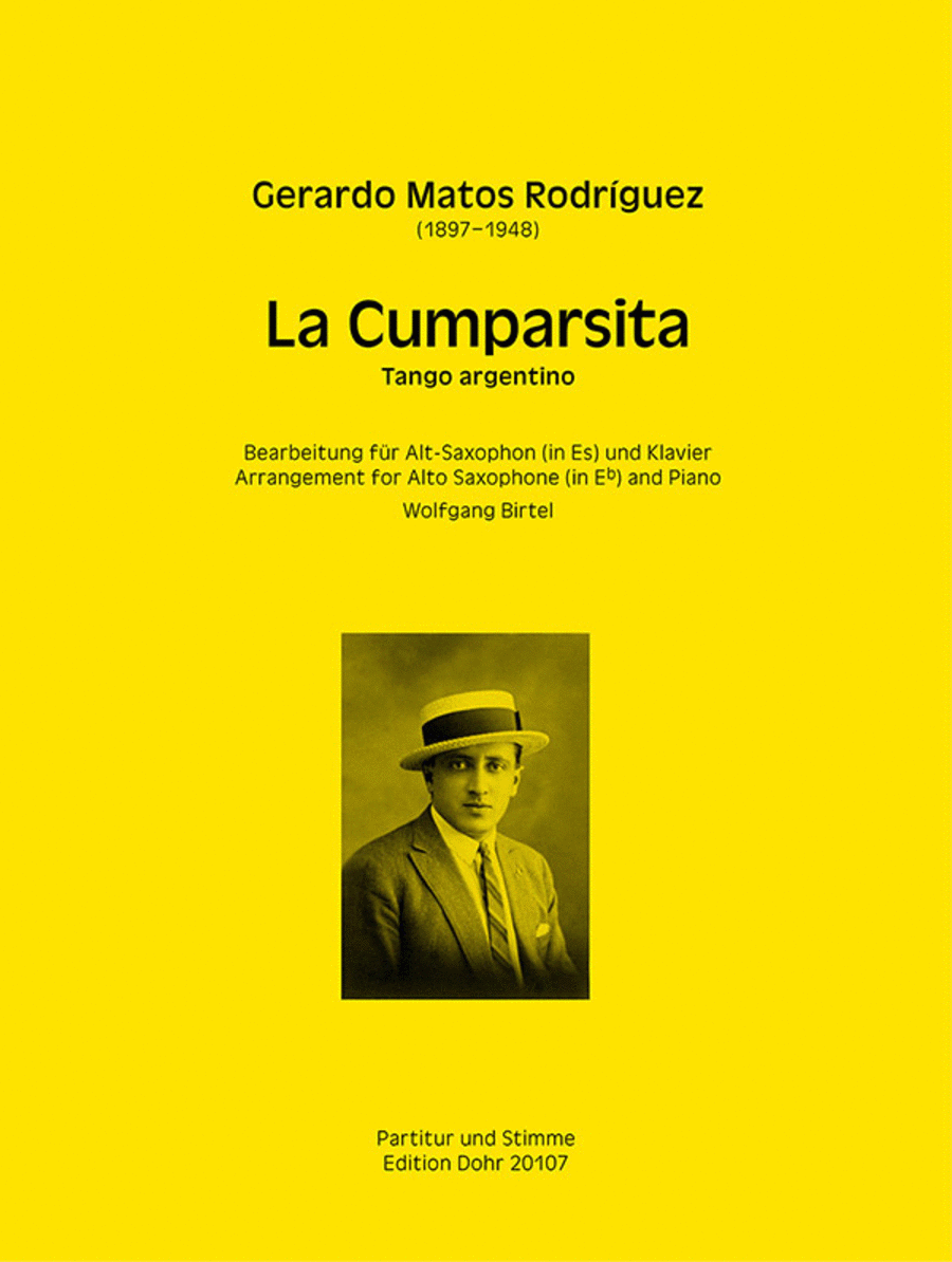 La Cumparsita -Tango argentino- (für Alt-Saxophon und Klavier)
