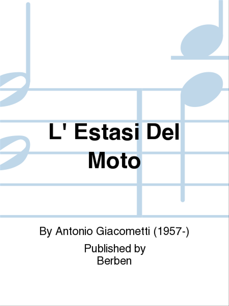 L' Estasi Del Moto Guitar scores gallery preview page 1