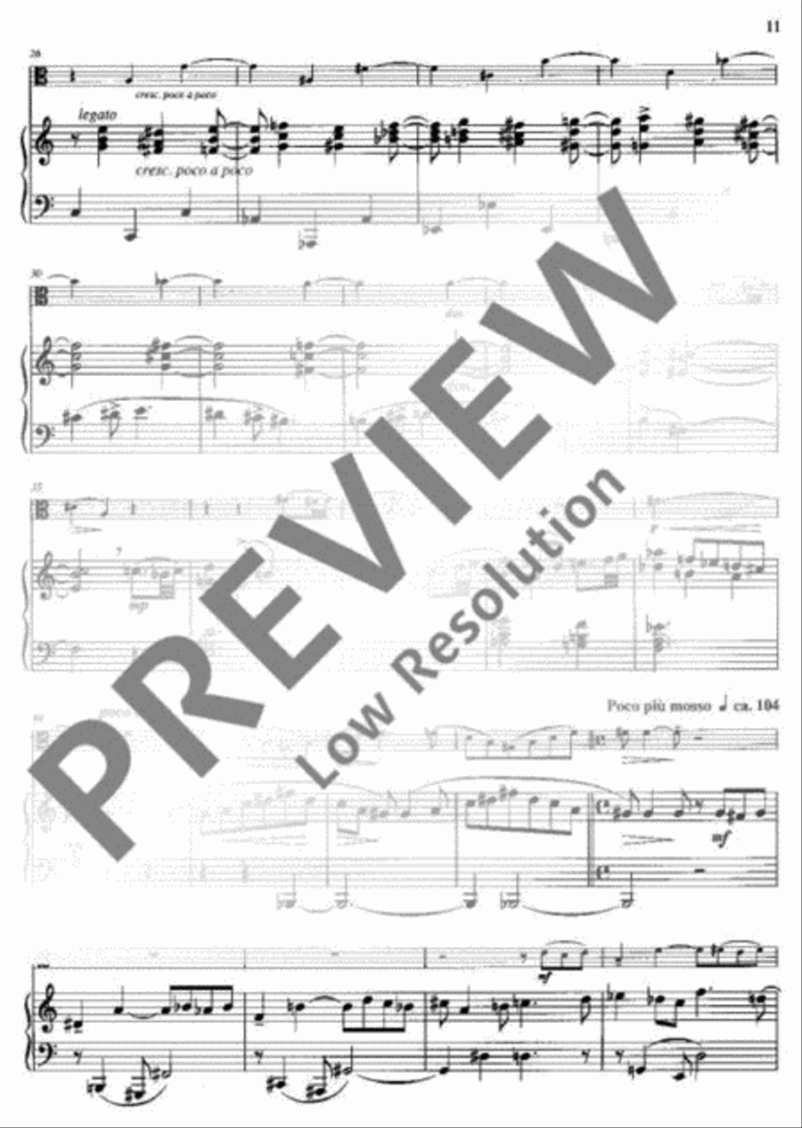Three Elegies Three Elegies Piano Accompaniment scores gallery preview page 12