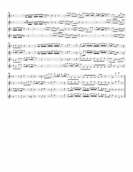 Concerto for 4 violins, TWV 40: 202 (Arrangement for 4 Alto recorders) image number null