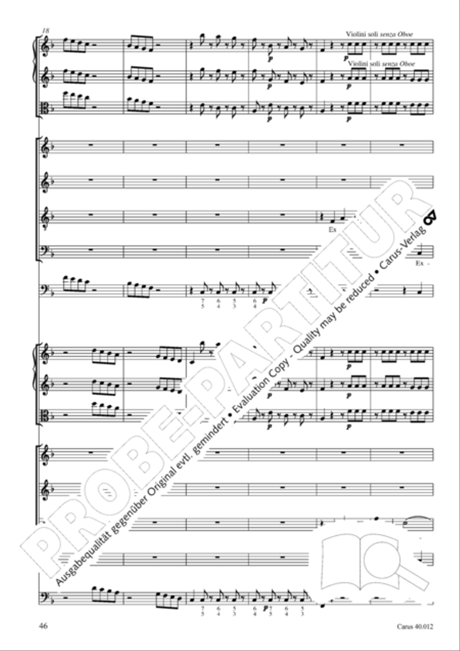Beatus vir (How blest is he) Psalm 111 4-Part scores gallery preview page 47