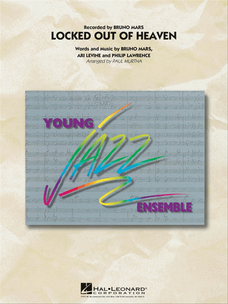 Locked Out of Heaven Jazz Ensemble scores gallery preview page 1