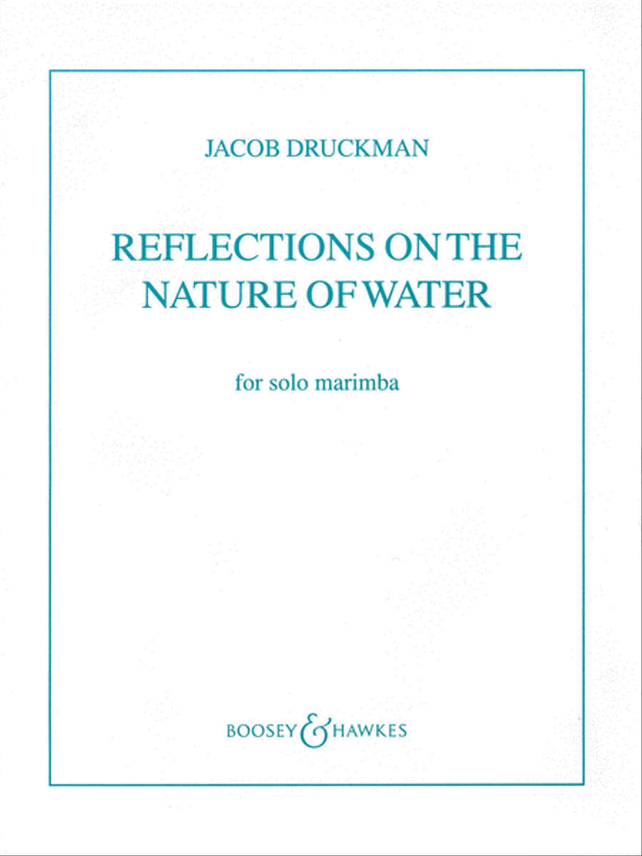 Reflections on the Nature of Water Marimba scores gallery preview page 1