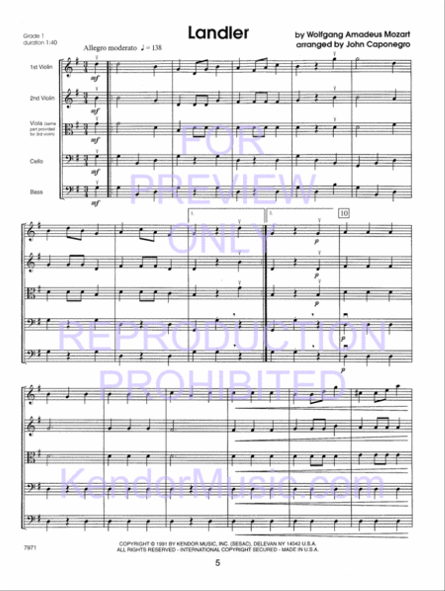 Holiday Strings - Violin Violin scores gallery preview page 10
