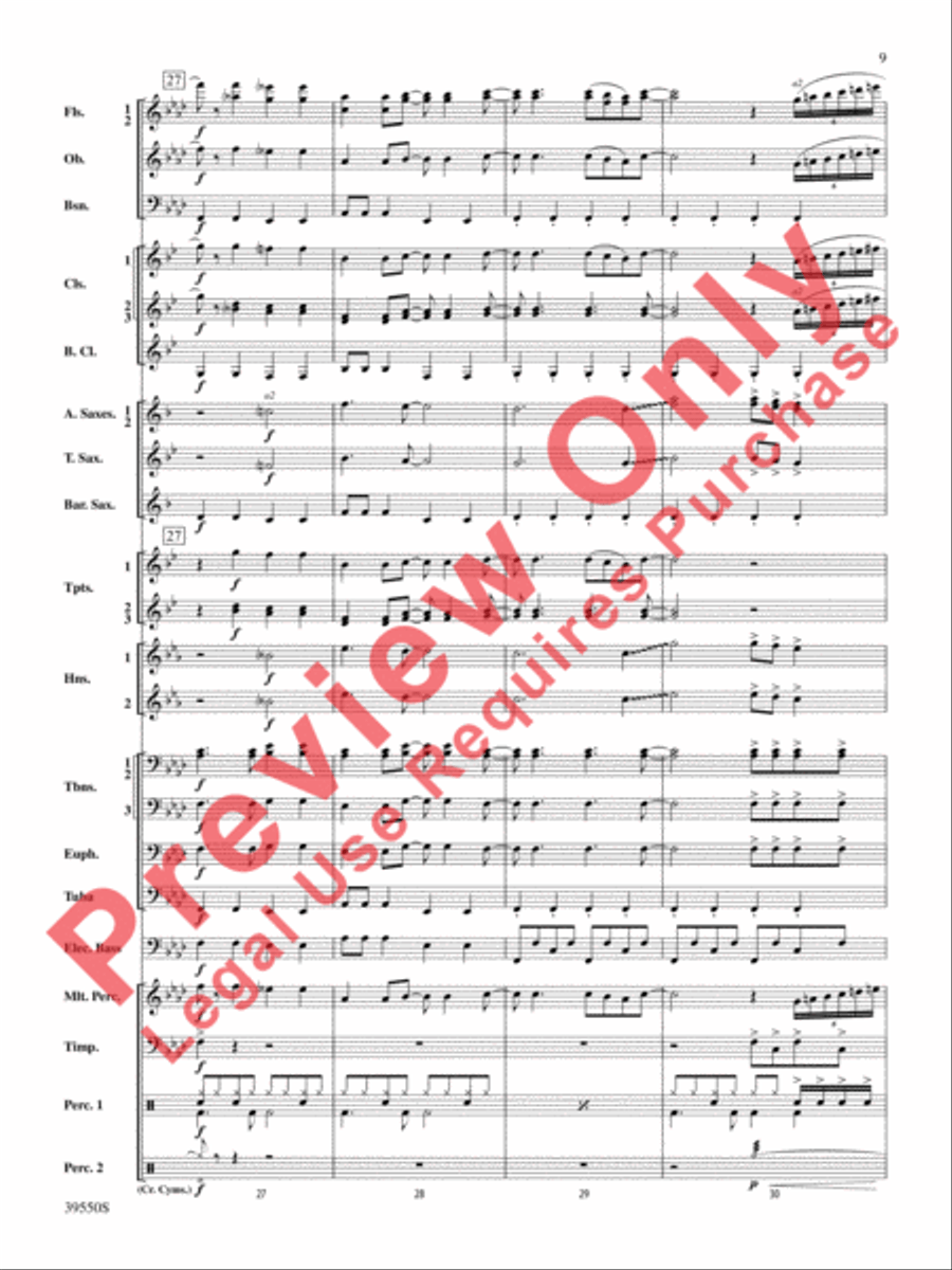 The Rolling Stones on Tour Concert Band scores gallery preview page 10