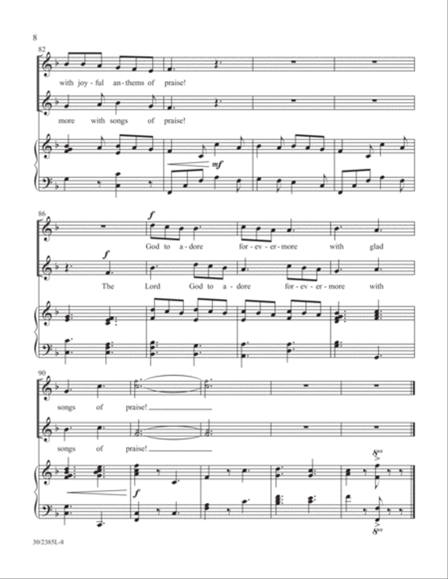 Simply Natalie Sleeth Unison Choir scores gallery preview page 9