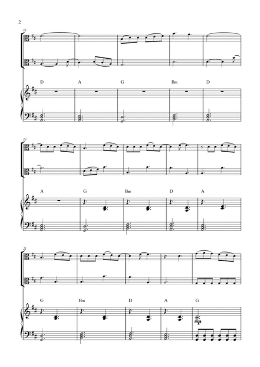 Dandelions Dandelions String Duet scores gallery preview page 2