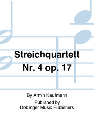 Streichquartett Nr. 4 op. 17