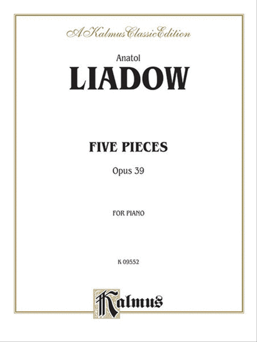 Five Pieces, Op. 39