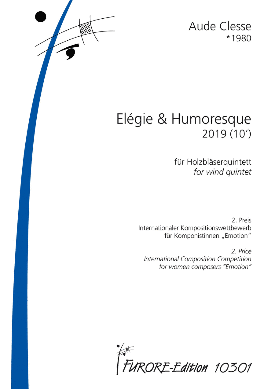 Elegie & Humoresque Elegie & Humoresque Woodwind Quintet scores gallery preview page 1