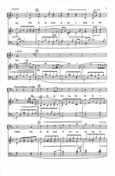 Away in a Manger - SATB image number null