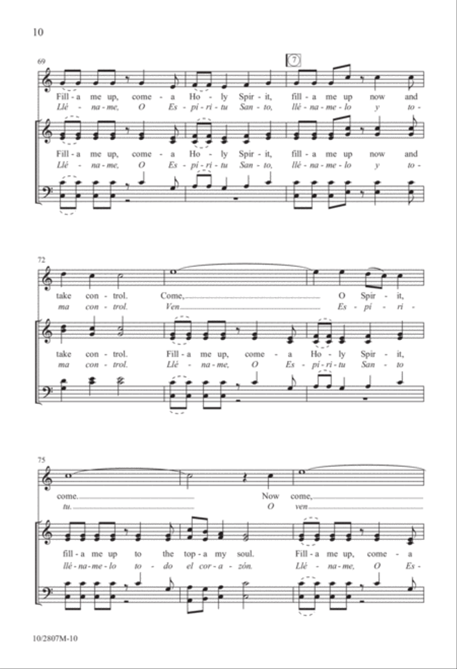 Fill-a Me Up! Fill-a Me Up! 4-Part scores gallery preview page 10