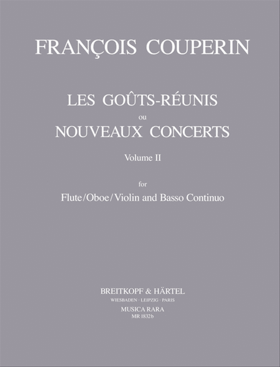 Les Goûts Réunis ou Nouveaux Concerts Violin Solo scores gallery preview page 1