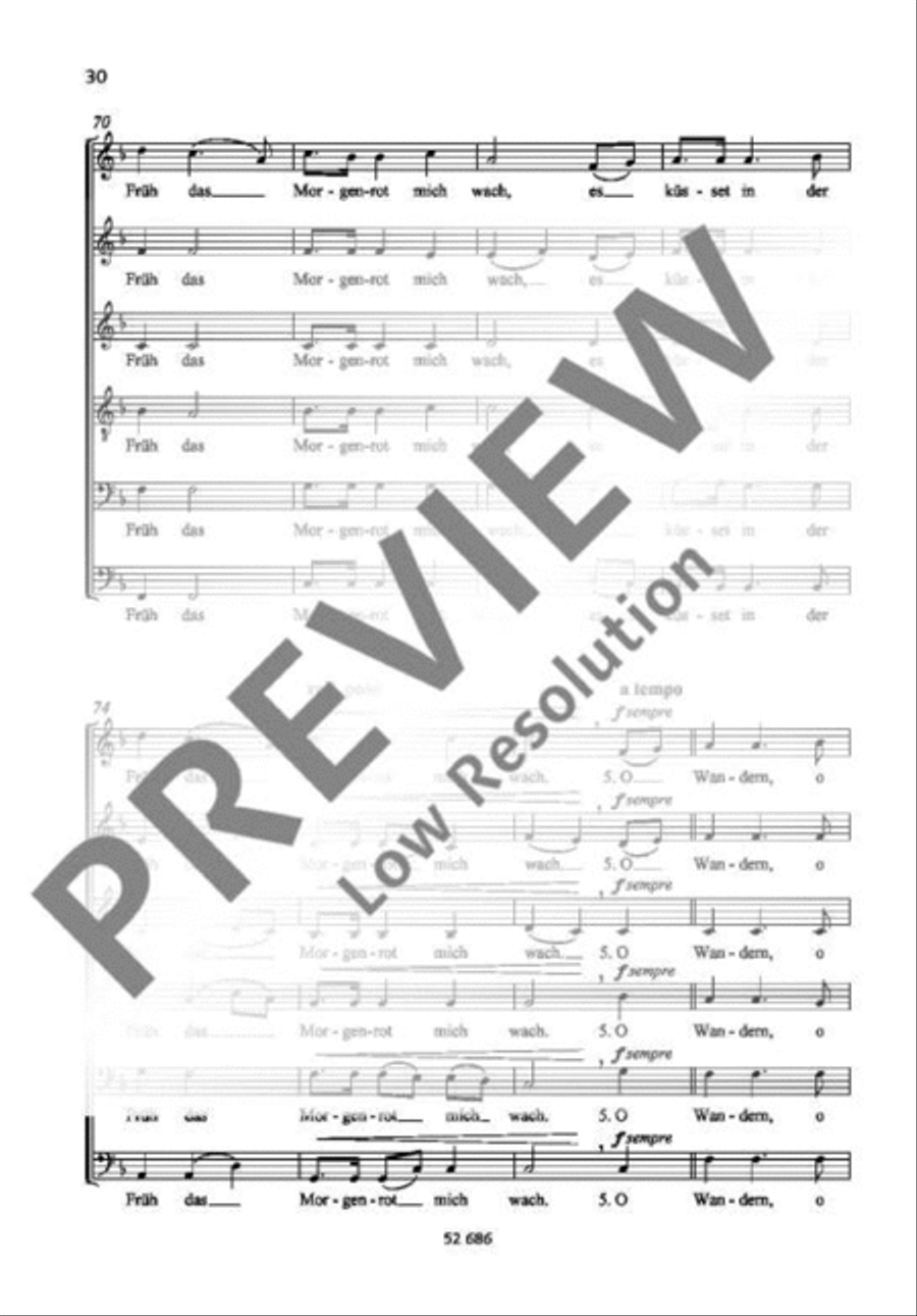 Der Mai ist gekommen Mixed Choir scores gallery preview page 9