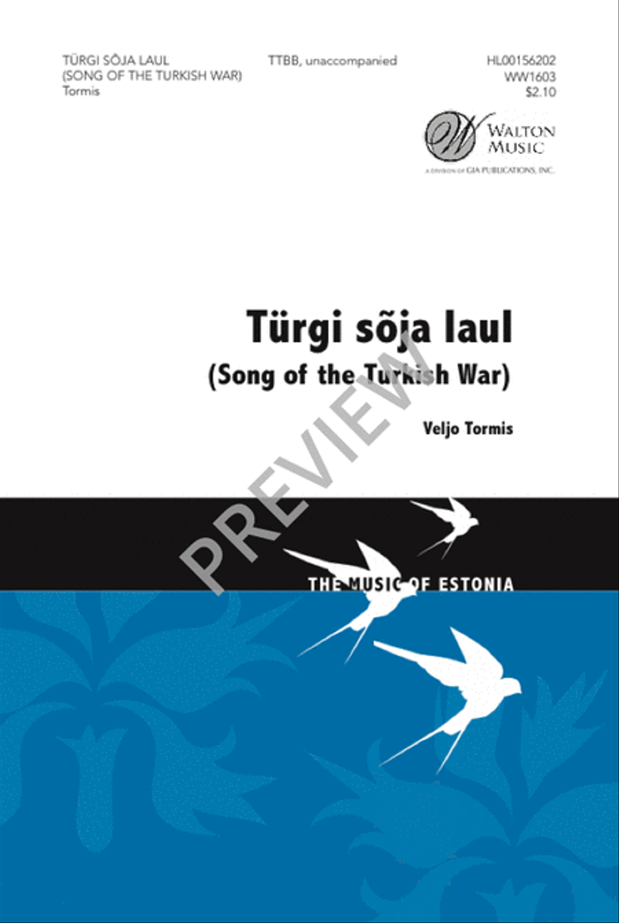 Türgi sõja laul TTBB scores gallery preview page 2