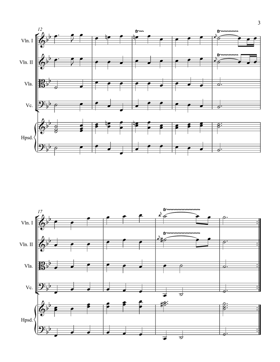 Ballet de la Merlaison Ballet de la Merlaison Small Ensemble scores gallery preview page 3