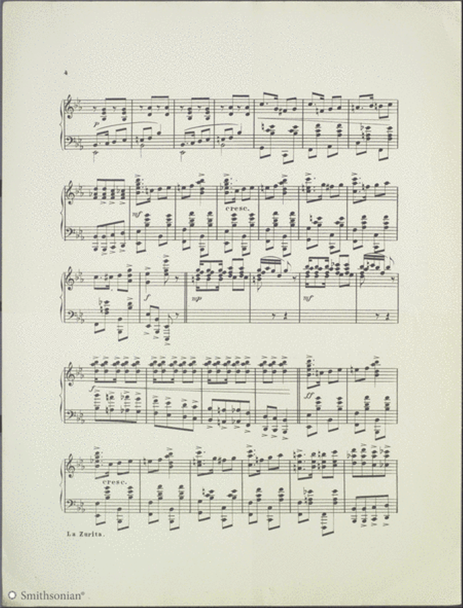 La Zurita Intermezzo La Zurita Intermezzo Piano Solo scores gallery preview page 4
