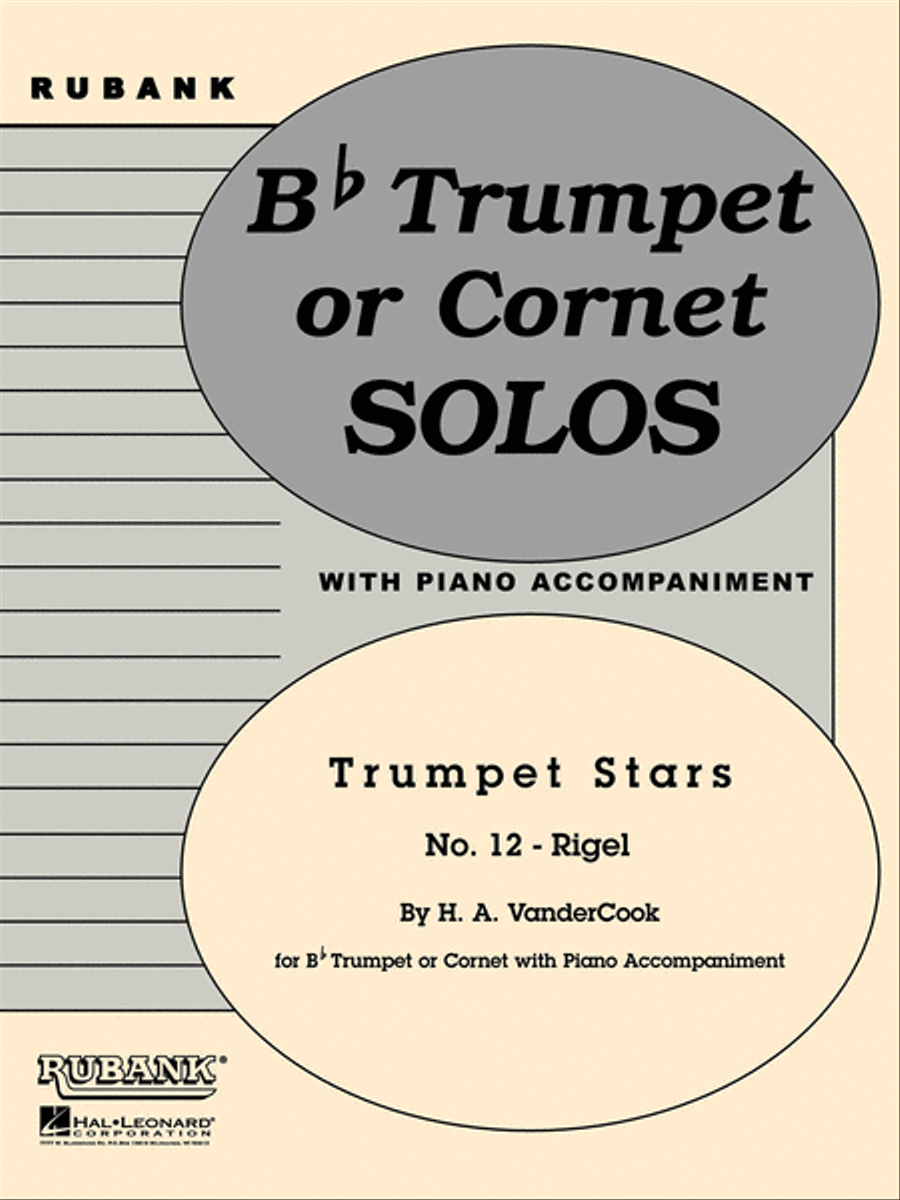 Rigel (Trumpet Stars No. 12) Cornet scores gallery preview page 1