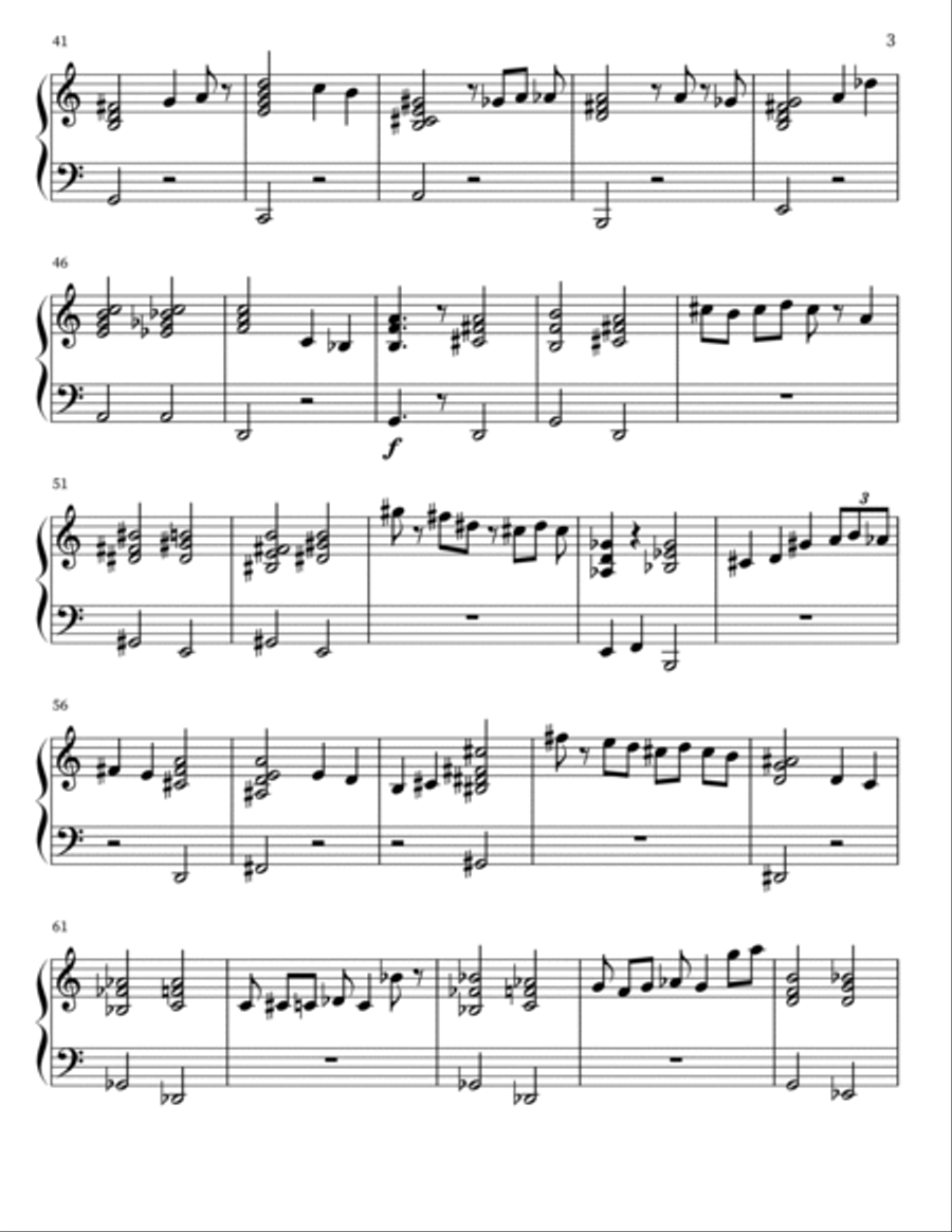 Simple Jazz Easy Piano scores gallery preview page 3