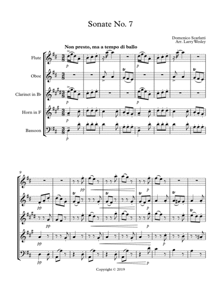 Scarlatti Sonate Nos. 7& 15 image number null