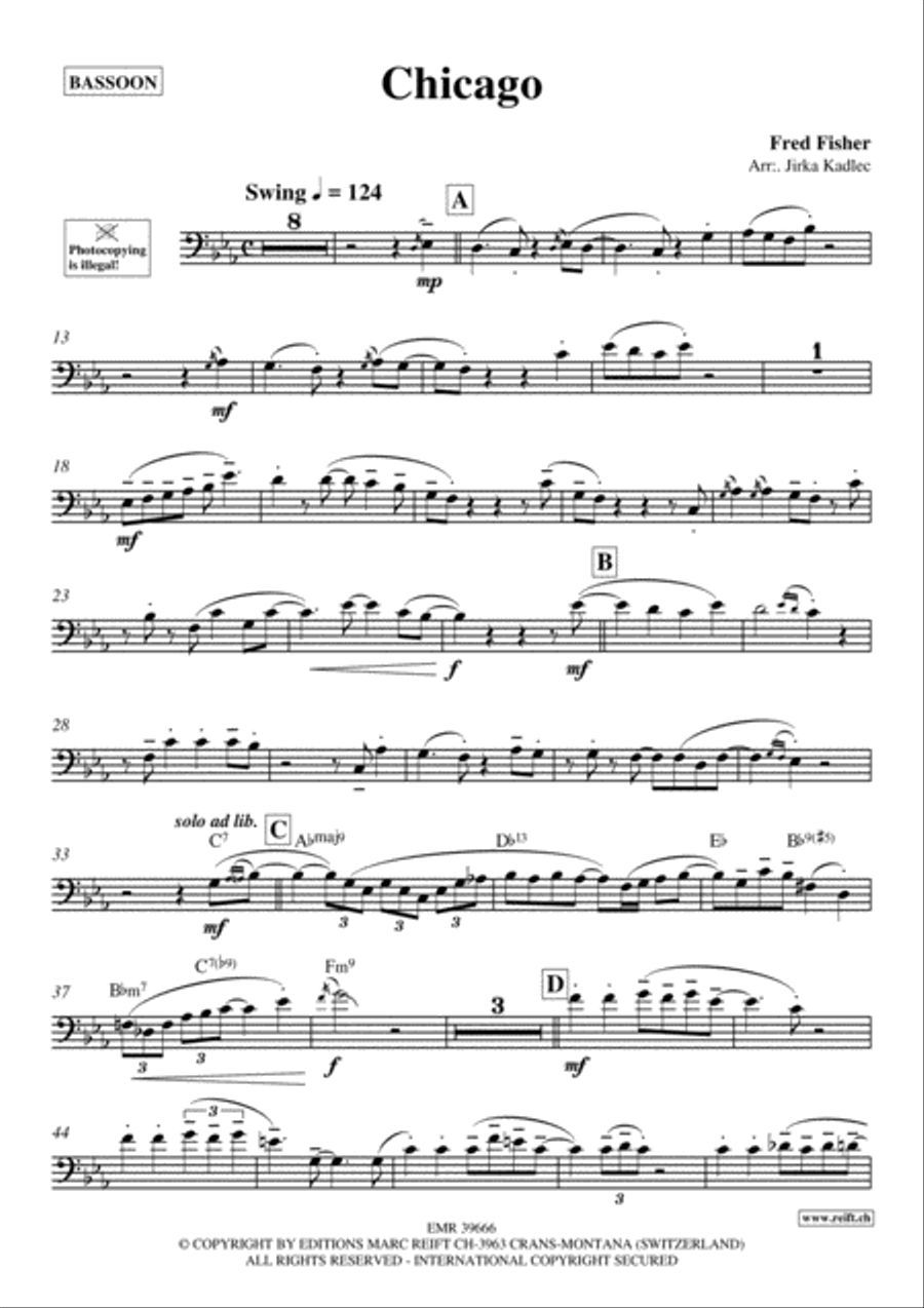Chicago Bassoon Solo scores gallery preview page 2
