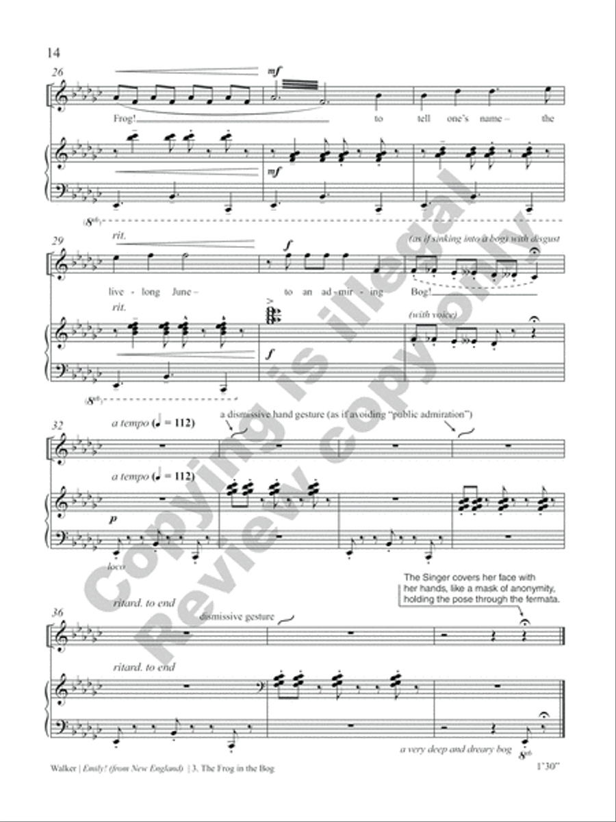 Emily! (from New England) Soprano Voice scores gallery preview page 25